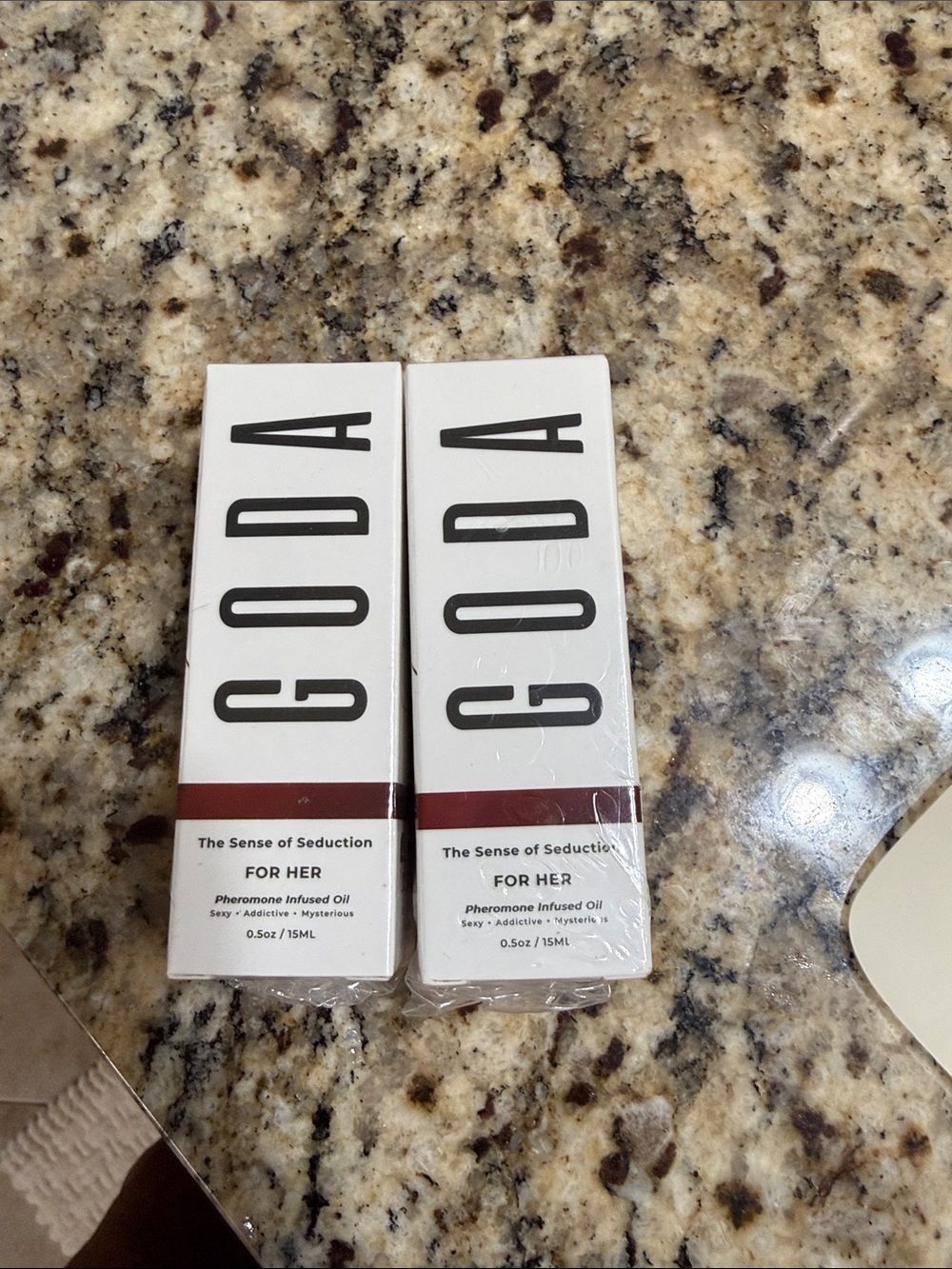 The Sense of Seduction For Her Pheromone Infused Oil -  set of 2 NEW!